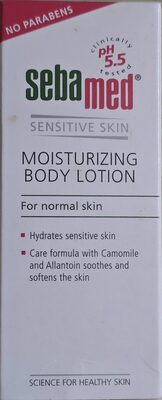 sebamed moisturing body lotion