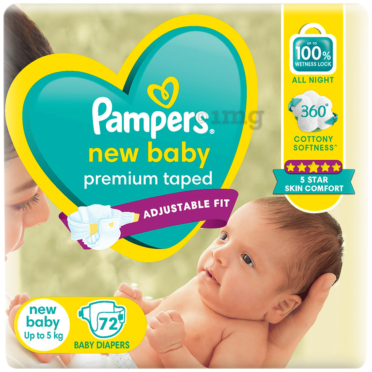 Pampers Taped New Baby Diaper NB