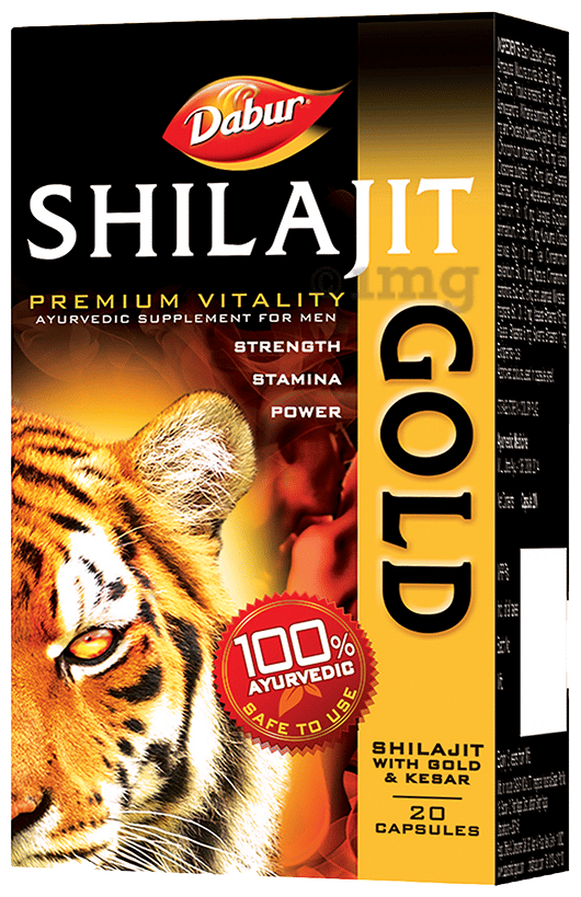 Dabur Shilajit Gold Capsule for Men | For Immunity, Strength, Stamina & Power