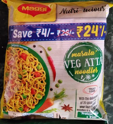 Masala Veg Atta noodles