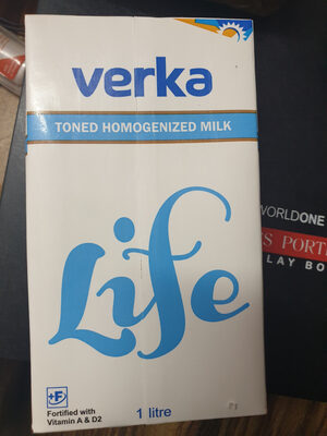 Verka toned homogenized milk
