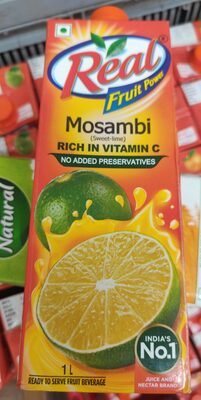 Real Mosambi fruit juice