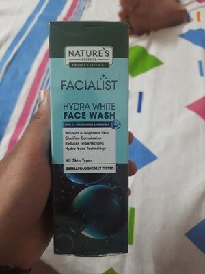 hydra white face wash