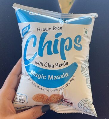 Brown rice chips