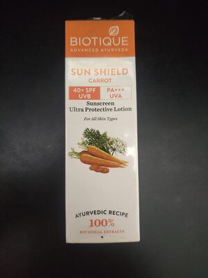 Sun Shield Carrot Sunscreen