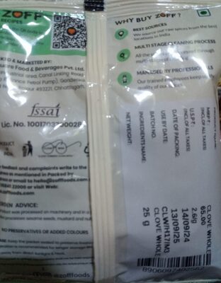 Zoff Clove Whole