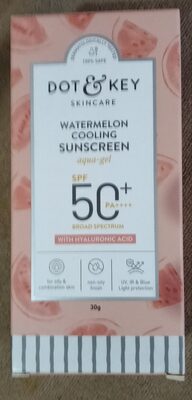 Dot and key Watermelon cooling sunscreen
