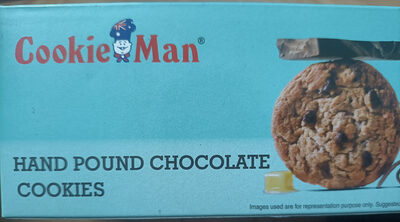 Cookie man hand pund chocolate cookies