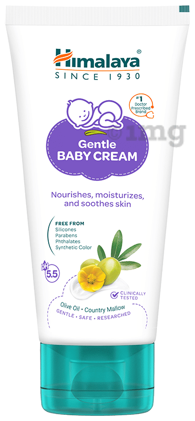 Himalaya Gentle Baby Cream | Moisturises & Soothes the Skin | Extra Soft & Gentle
